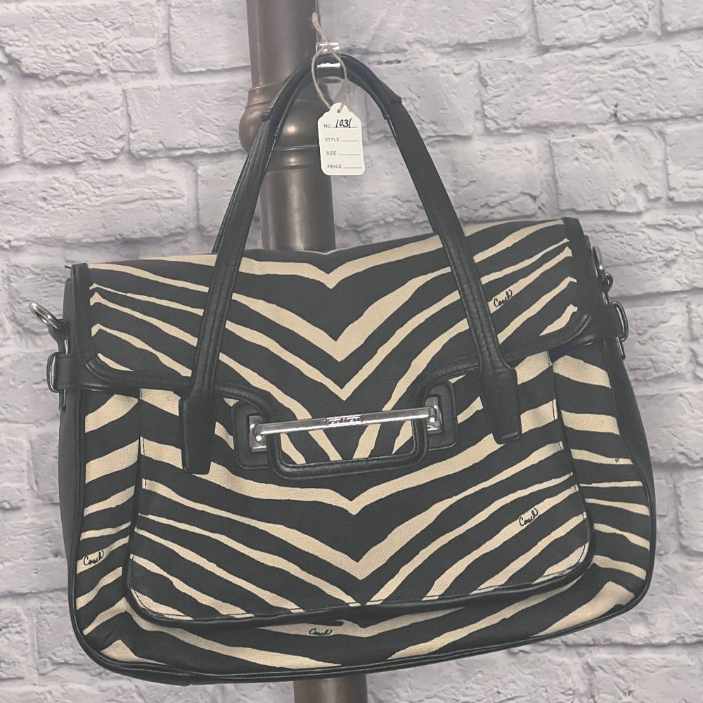 COACH Zebra Handbag